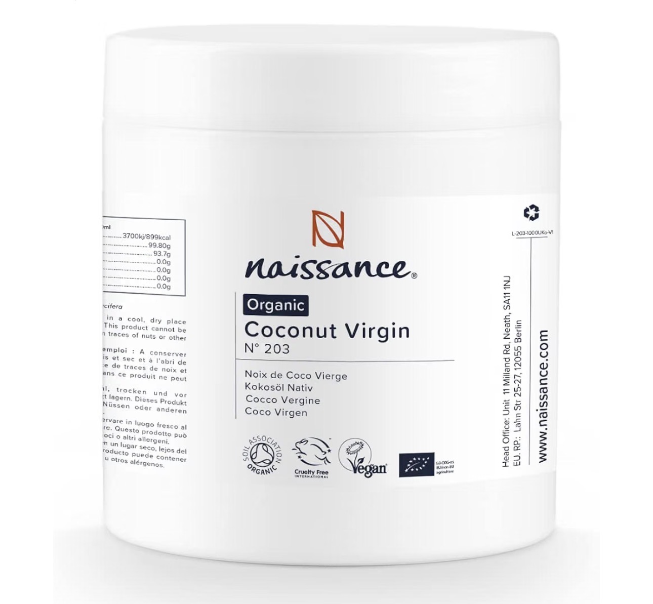 Naissance · Coco virgen BIO sólido